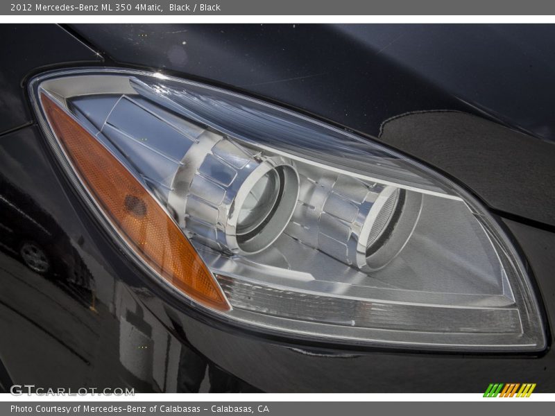 Black / Black 2012 Mercedes-Benz ML 350 4Matic