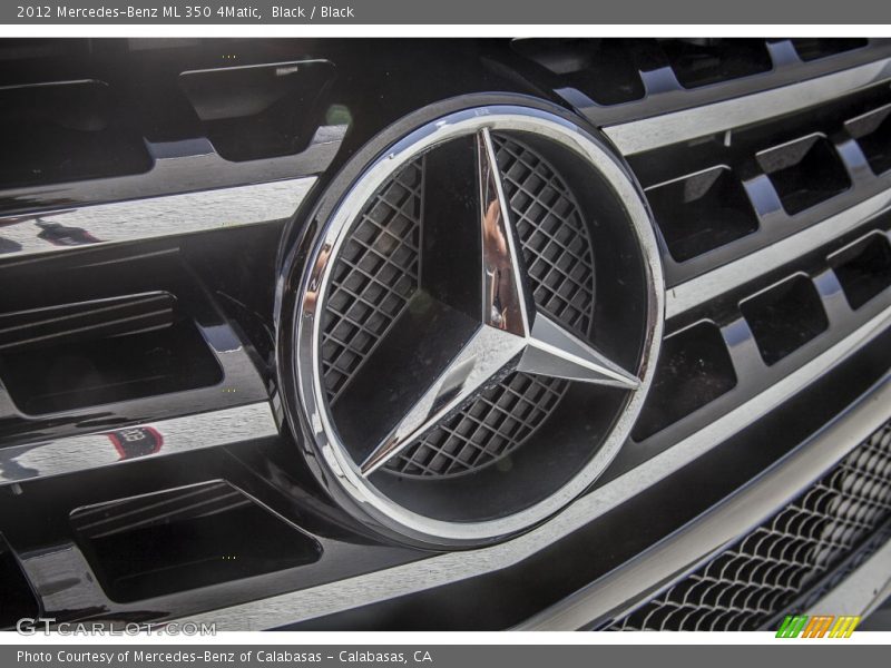 Black / Black 2012 Mercedes-Benz ML 350 4Matic