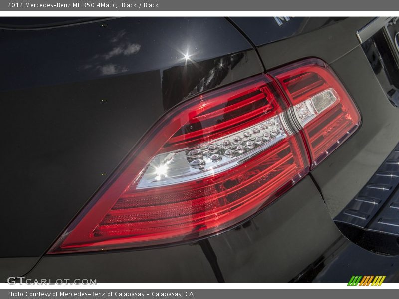 Black / Black 2012 Mercedes-Benz ML 350 4Matic