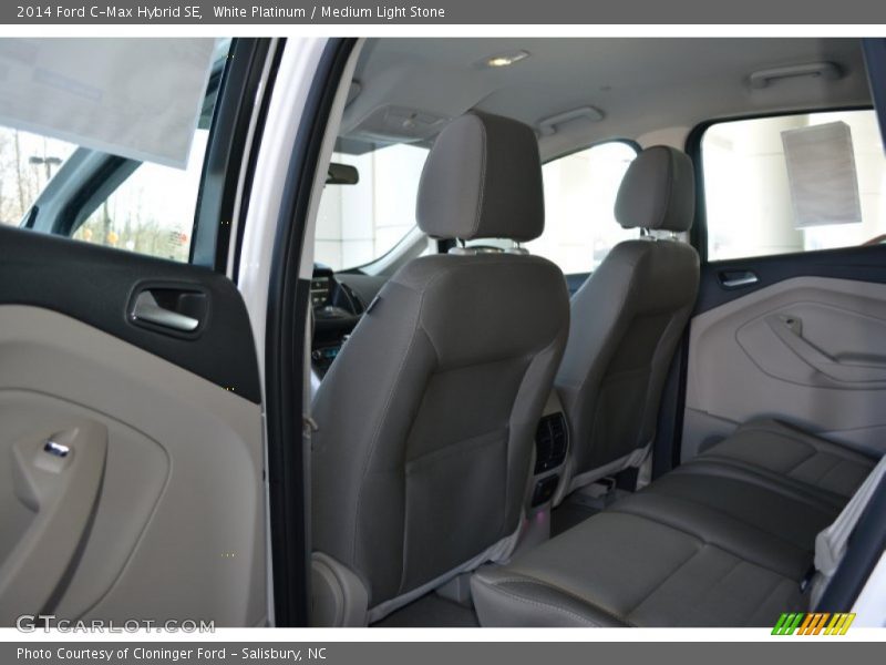 White Platinum / Medium Light Stone 2014 Ford C-Max Hybrid SE