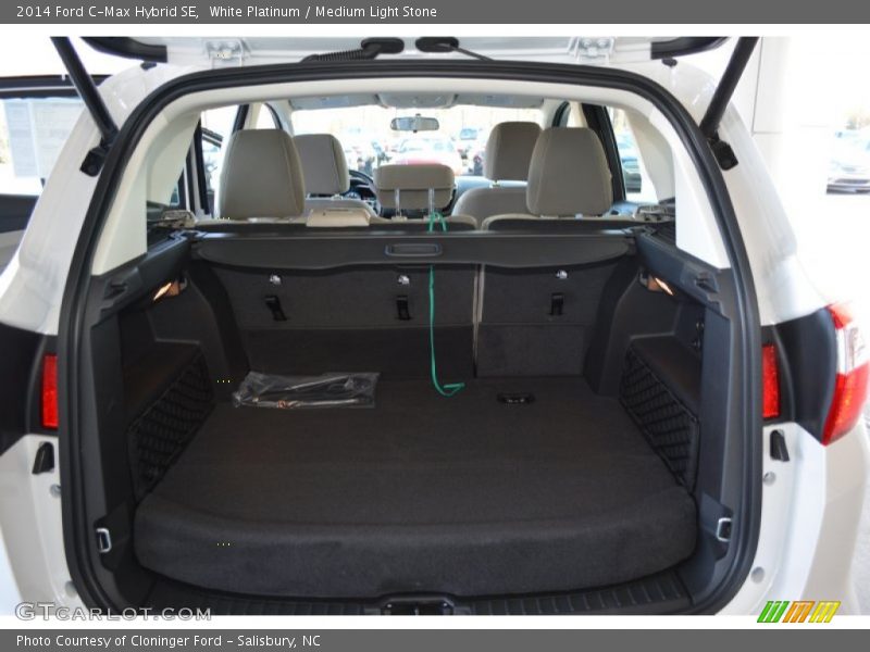 White Platinum / Medium Light Stone 2014 Ford C-Max Hybrid SE