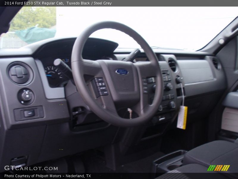 Tuxedo Black / Steel Grey 2014 Ford F150 STX Regular Cab