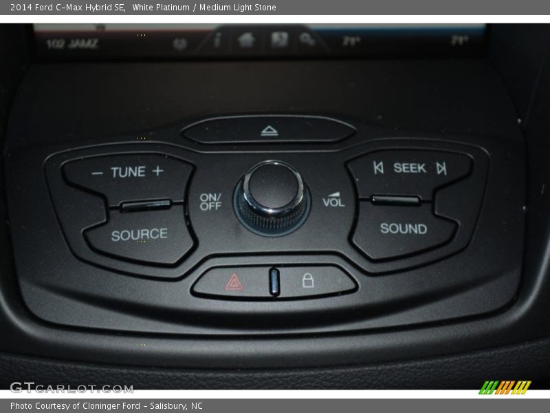 White Platinum / Medium Light Stone 2014 Ford C-Max Hybrid SE
