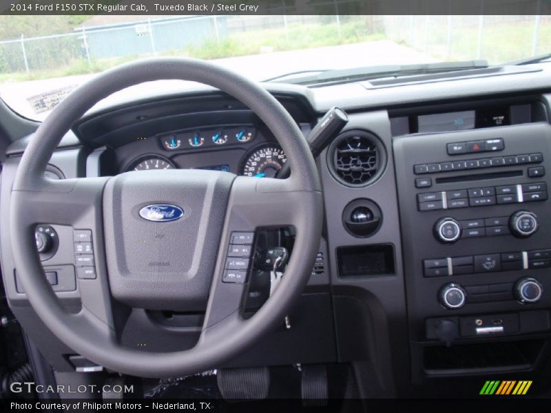 Tuxedo Black / Steel Grey 2014 Ford F150 STX Regular Cab