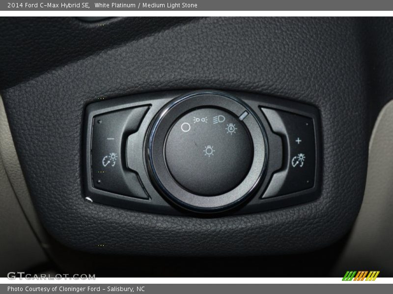 White Platinum / Medium Light Stone 2014 Ford C-Max Hybrid SE