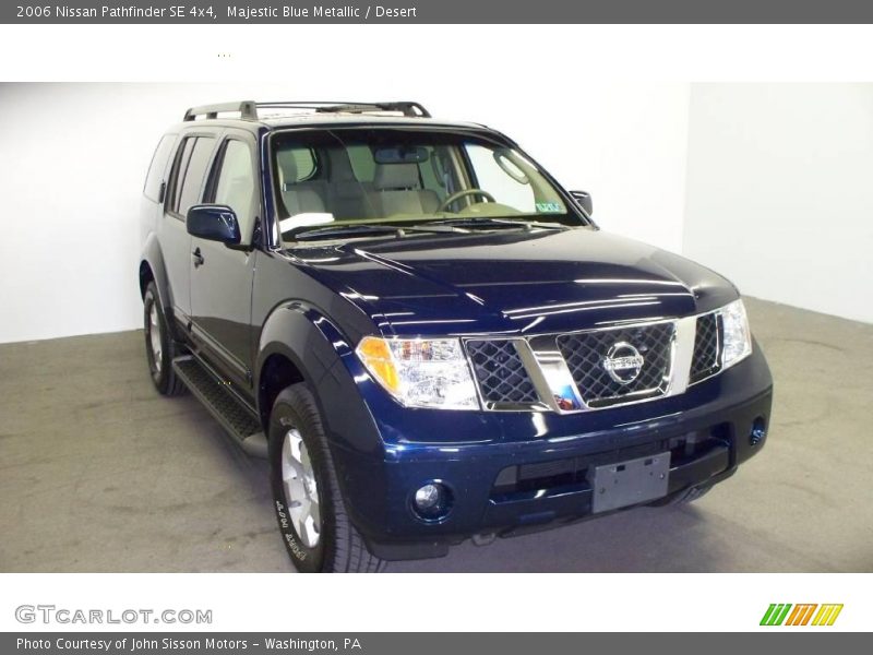 Majestic Blue Metallic / Desert 2006 Nissan Pathfinder SE 4x4