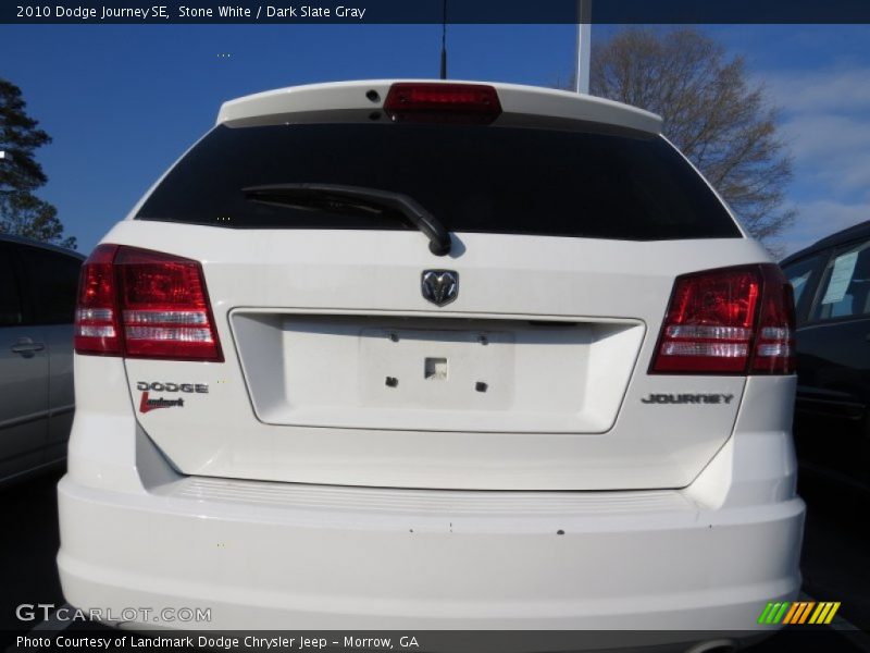 Stone White / Dark Slate Gray 2010 Dodge Journey SE