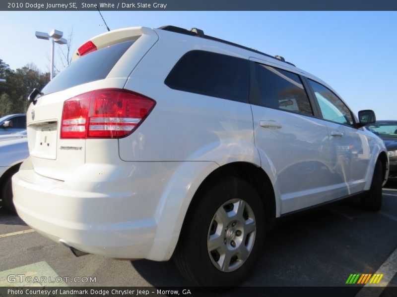 Stone White / Dark Slate Gray 2010 Dodge Journey SE