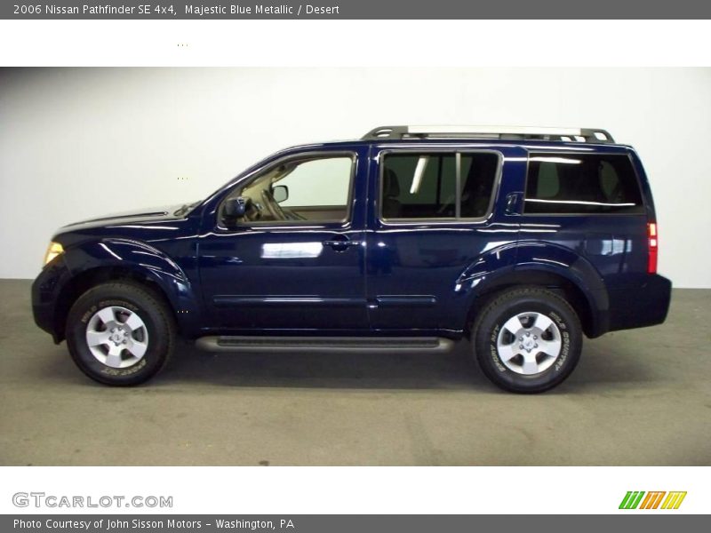 Majestic Blue Metallic / Desert 2006 Nissan Pathfinder SE 4x4