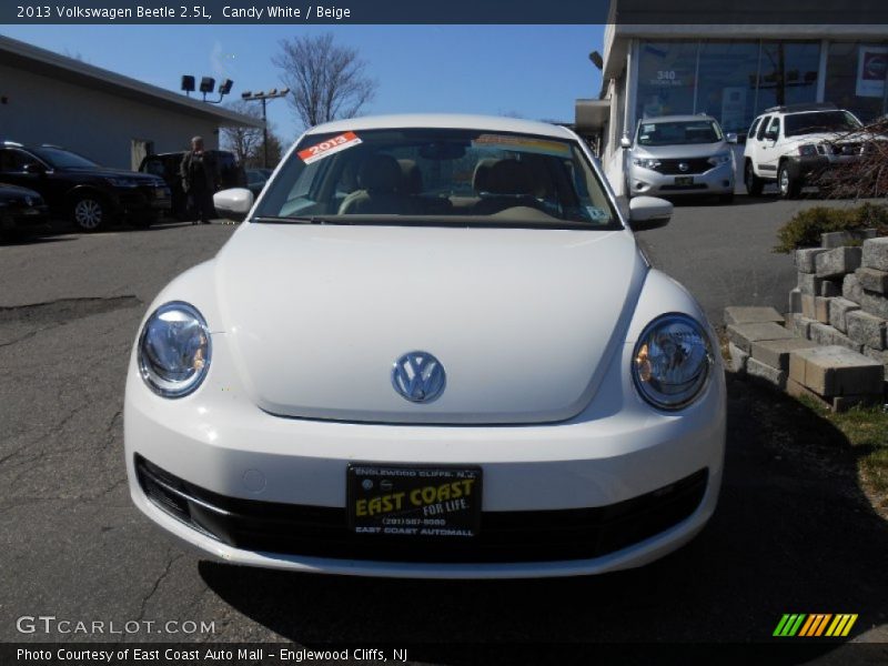 Candy White / Beige 2013 Volkswagen Beetle 2.5L
