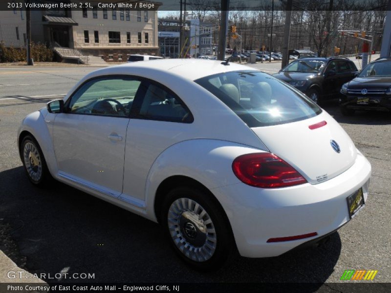 Candy White / Beige 2013 Volkswagen Beetle 2.5L
