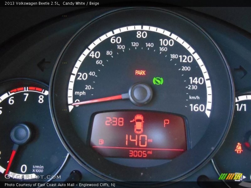 Candy White / Beige 2013 Volkswagen Beetle 2.5L