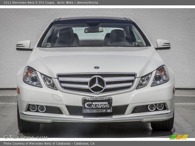 Arctic White / Almond/Mocha 2011 Mercedes-Benz E 350 Coupe