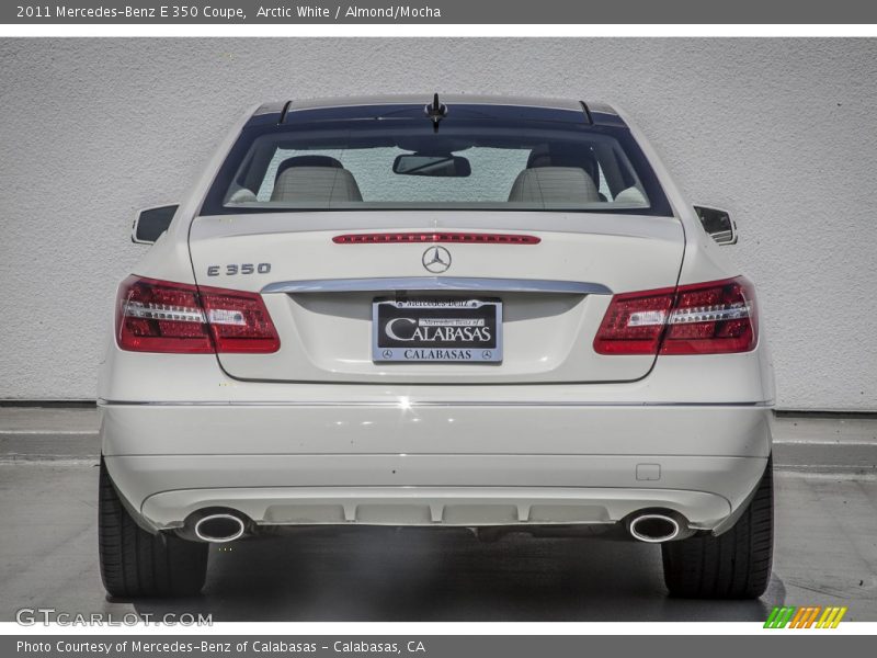 Arctic White / Almond/Mocha 2011 Mercedes-Benz E 350 Coupe