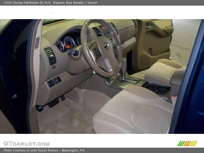 Majestic Blue Metallic / Desert 2006 Nissan Pathfinder SE 4x4