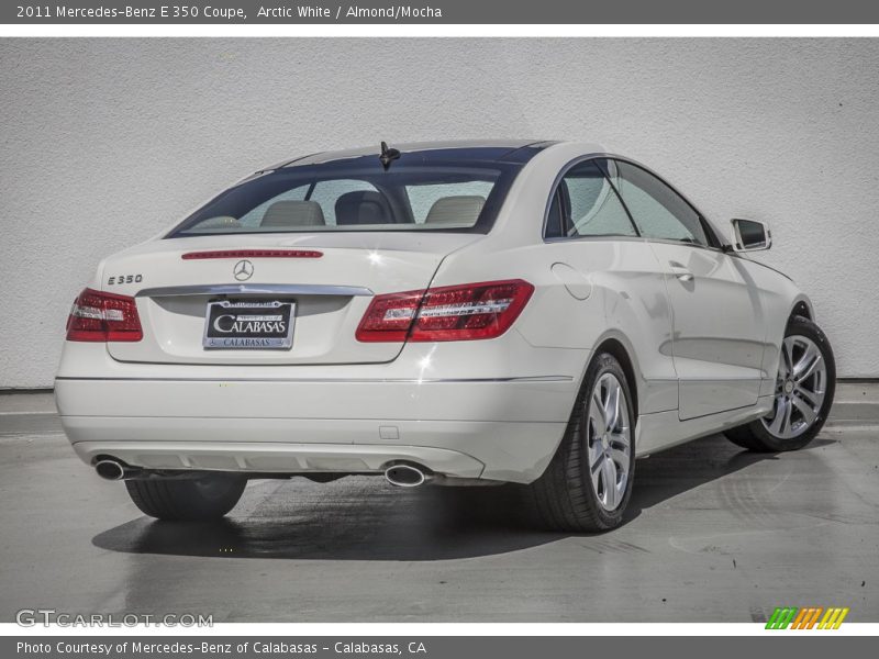 Arctic White / Almond/Mocha 2011 Mercedes-Benz E 350 Coupe