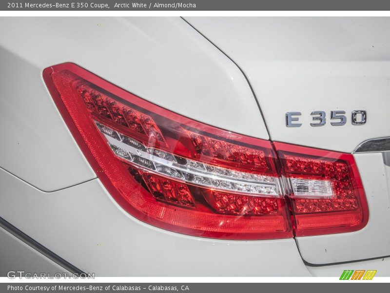 Arctic White / Almond/Mocha 2011 Mercedes-Benz E 350 Coupe