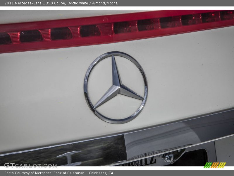 Arctic White / Almond/Mocha 2011 Mercedes-Benz E 350 Coupe