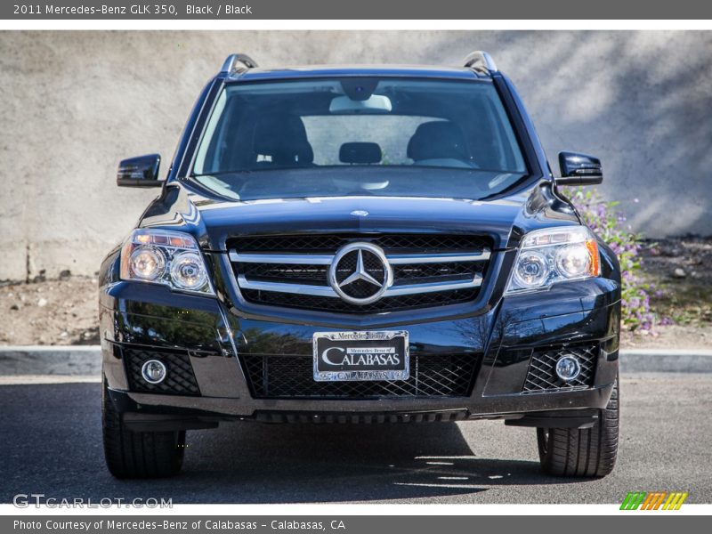 Black / Black 2011 Mercedes-Benz GLK 350