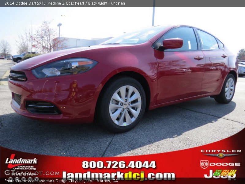 Redline 2 Coat Pearl / Black/Light Tungsten 2014 Dodge Dart SXT