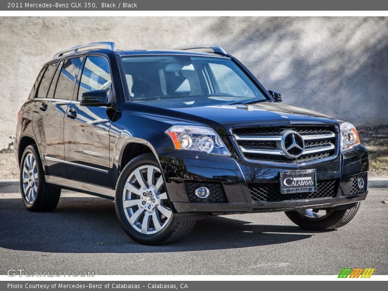 Black / Black 2011 Mercedes-Benz GLK 350