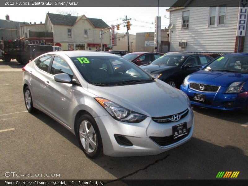 Silver / Gray 2013 Hyundai Elantra GLS