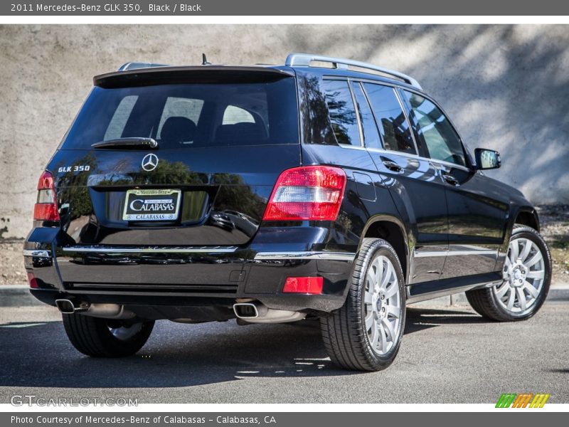 Black / Black 2011 Mercedes-Benz GLK 350
