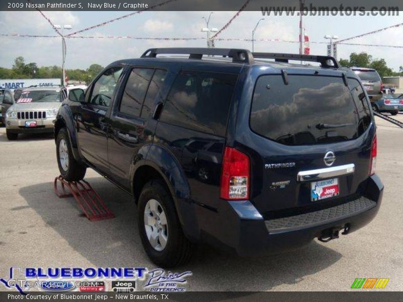 Navy Blue / Graphite 2009 Nissan Pathfinder S