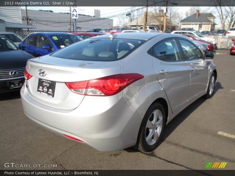 Silver / Gray 2013 Hyundai Elantra GLS