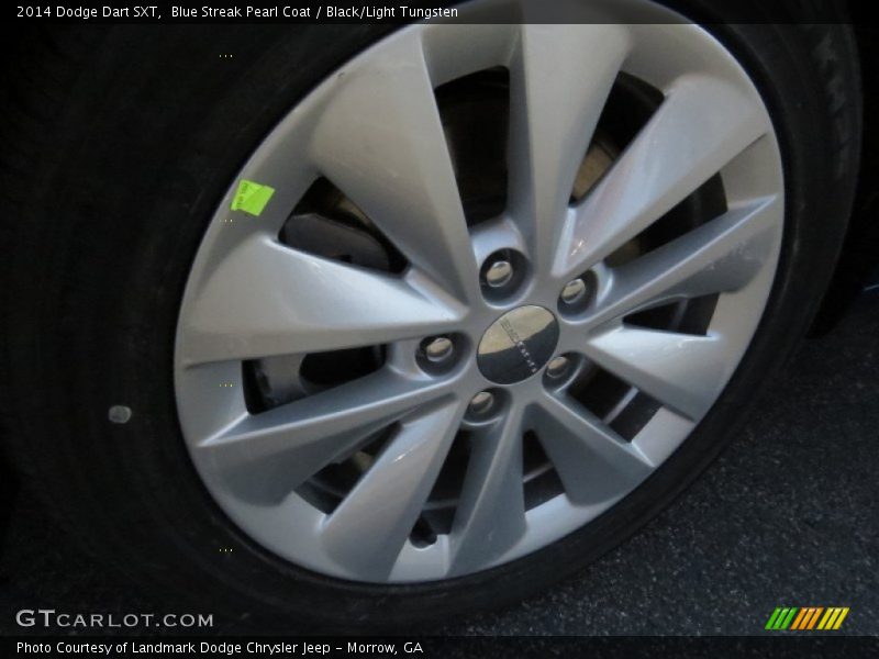 Blue Streak Pearl Coat / Black/Light Tungsten 2014 Dodge Dart SXT
