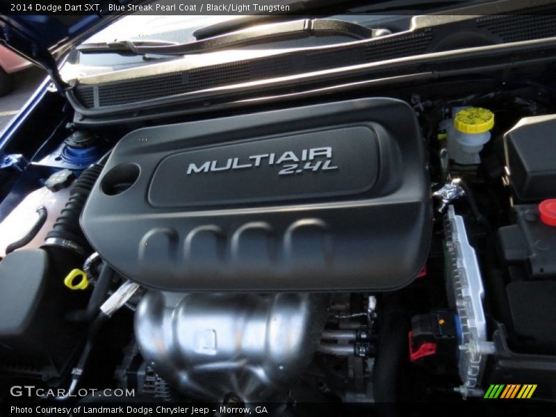 Blue Streak Pearl Coat / Black/Light Tungsten 2014 Dodge Dart SXT
