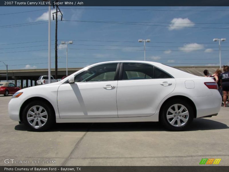 Super White / Ash 2007 Toyota Camry XLE V6