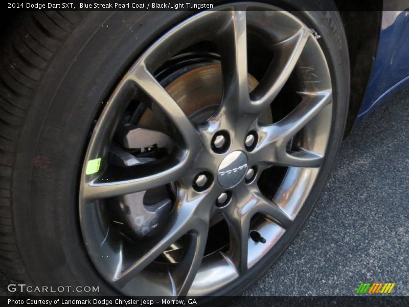 Blue Streak Pearl Coat / Black/Light Tungsten 2014 Dodge Dart SXT