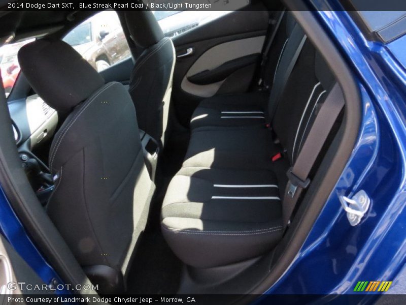 Blue Streak Pearl Coat / Black/Light Tungsten 2014 Dodge Dart SXT