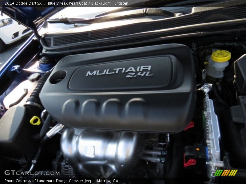 Blue Streak Pearl Coat / Black/Light Tungsten 2014 Dodge Dart SXT