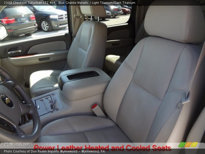Blue Granite Metallic / Light Titanium/Dark Titanium 2009 Chevrolet Suburban LTZ 4x4