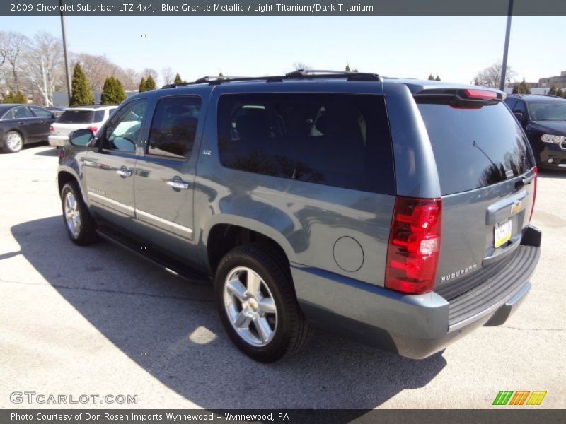 Blue Granite Metallic / Light Titanium/Dark Titanium 2009 Chevrolet Suburban LTZ 4x4