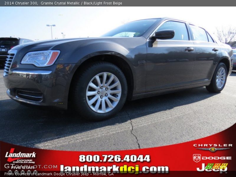 Granite Crystal Metallic / Black/Light Frost Beige 2014 Chrysler 300