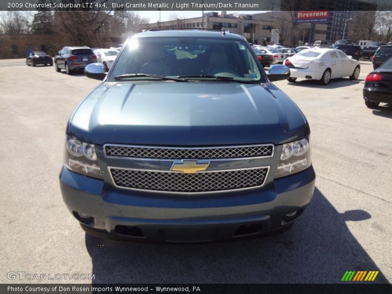 Blue Granite Metallic / Light Titanium/Dark Titanium 2009 Chevrolet Suburban LTZ 4x4