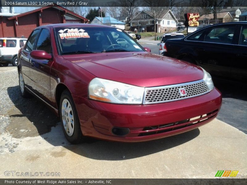 Berry Red / Gray 2004 Saturn L300 1 Sedan