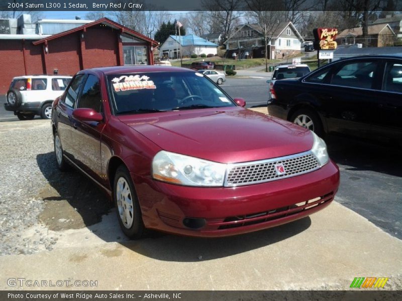 Berry Red / Gray 2004 Saturn L300 1 Sedan