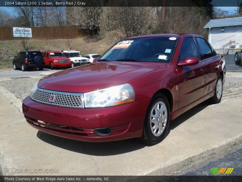 Berry Red / Gray 2004 Saturn L300 1 Sedan