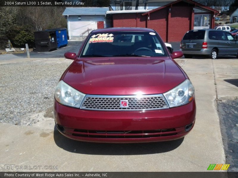 Berry Red / Gray 2004 Saturn L300 1 Sedan