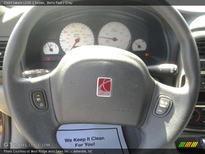 Berry Red / Gray 2004 Saturn L300 1 Sedan