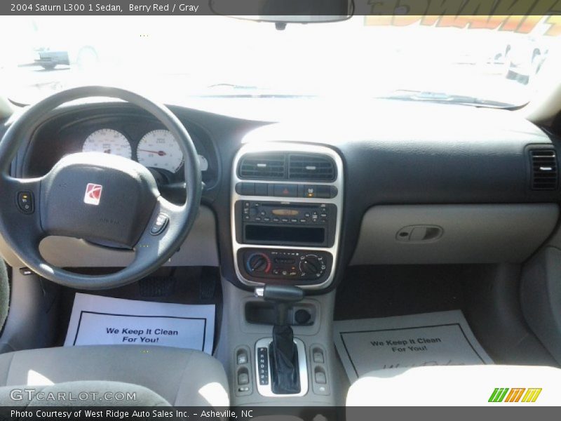 Berry Red / Gray 2004 Saturn L300 1 Sedan