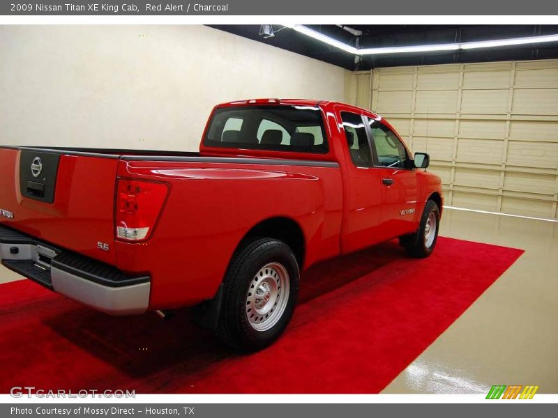 Red Alert / Charcoal 2009 Nissan Titan XE King Cab