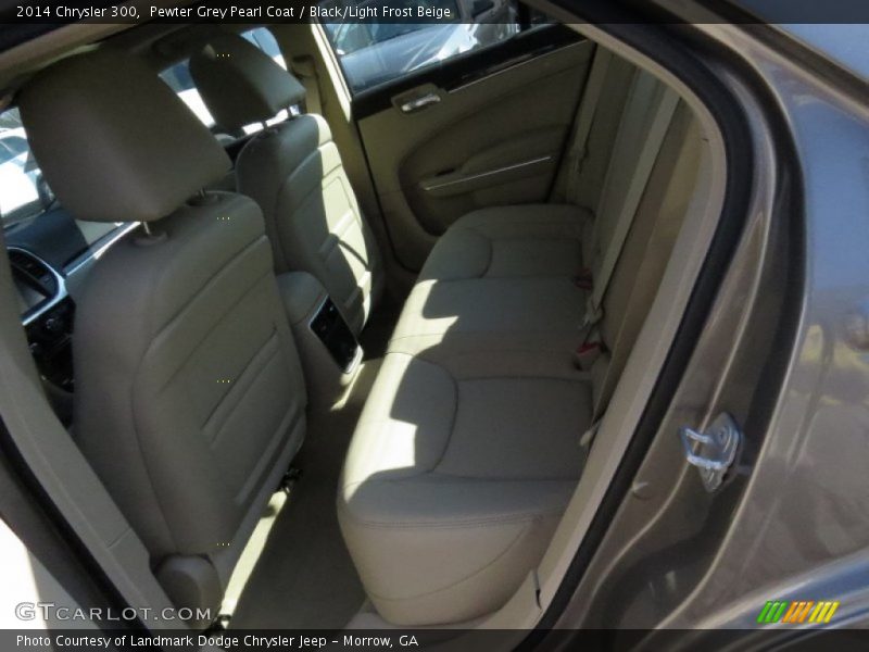 Pewter Grey Pearl Coat / Black/Light Frost Beige 2014 Chrysler 300