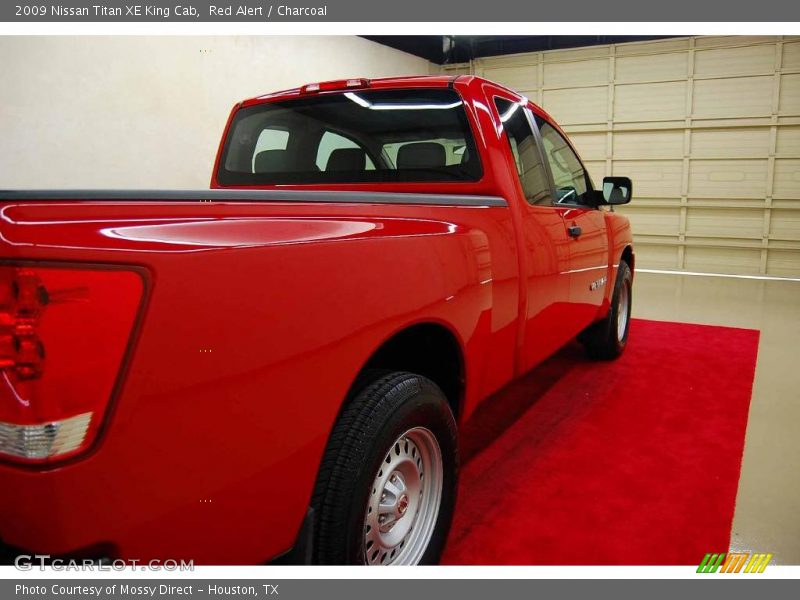 Red Alert / Charcoal 2009 Nissan Titan XE King Cab
