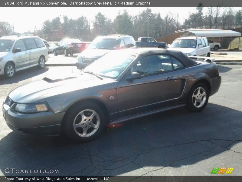 Dark Shadow Grey Metallic / Medium Graphite 2004 Ford Mustang V6 Convertible
