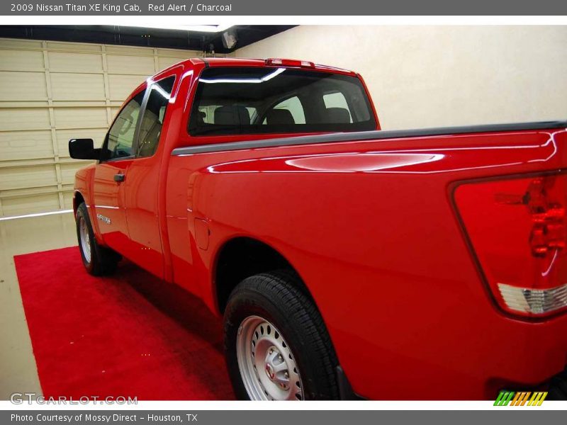Red Alert / Charcoal 2009 Nissan Titan XE King Cab